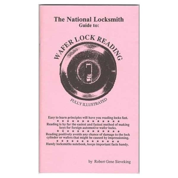 Sieveking The National Locksmith Guide Wafer Lock Reading Book SVK-WLR-BOOK